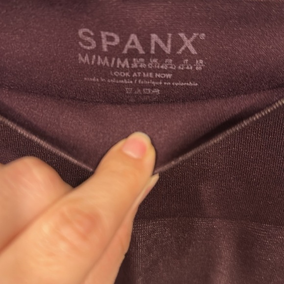 Spanx Look at Me Now Seamless Track Stripe Leggings Size M - Picture 4 of 4